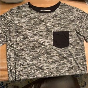 H&M Black and White Men’s Short Sleeve Shirt